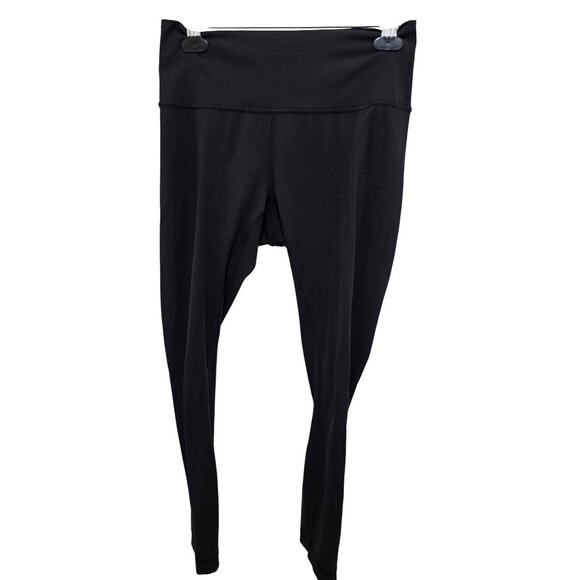 Lululemon Black High-Waisted Full-Length Leggings Women's Size 6 Yoga/Activewear - Picture 1 of 7